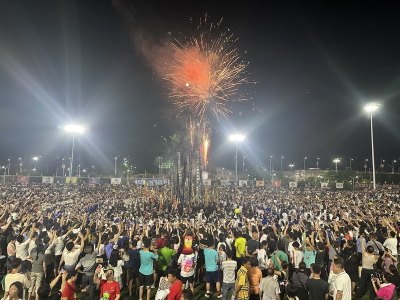 “村超”比赛现场热闹非凡。图片由榕江县融媒体中心提供
